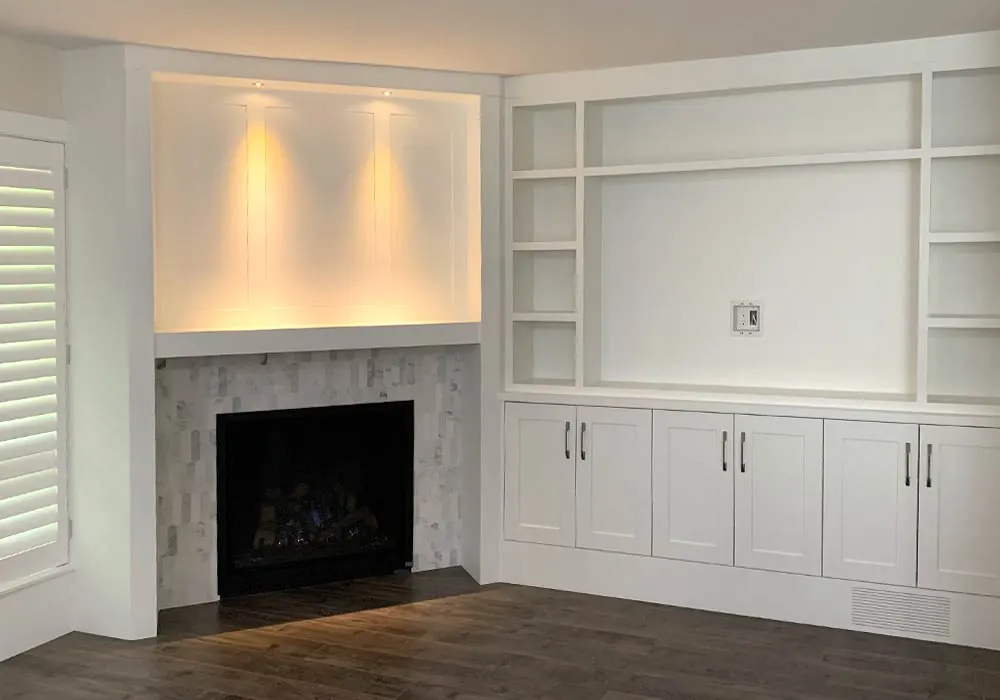 Custom cabinetry and built-ins by Amend Developments