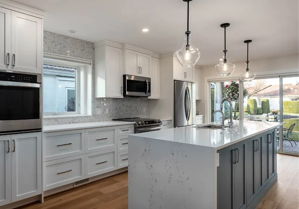 Custom home renovation by Amend Developments