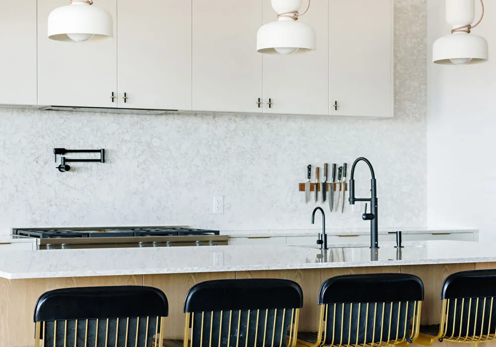 Custom kitchen and living room by Amend Developments, photo 16