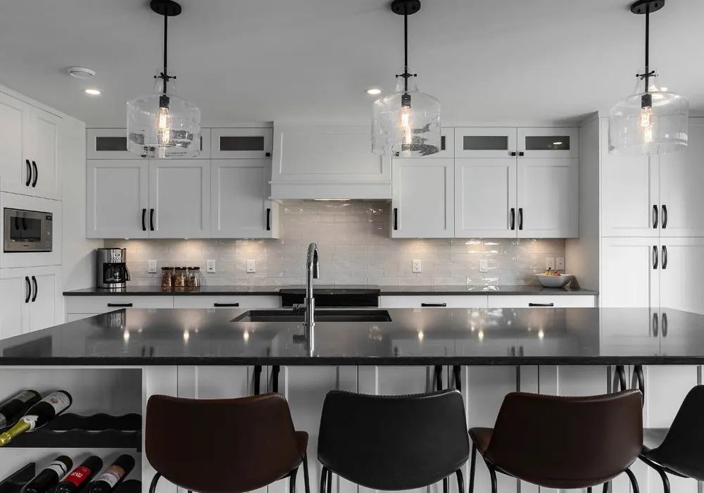 Custom kitchen and living room by Amend Developments, photo 5