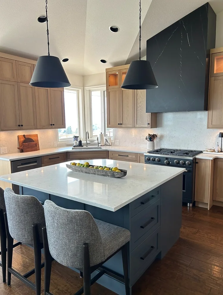 Kelowna oak kitchen renovation by Amend Developments, photo 4