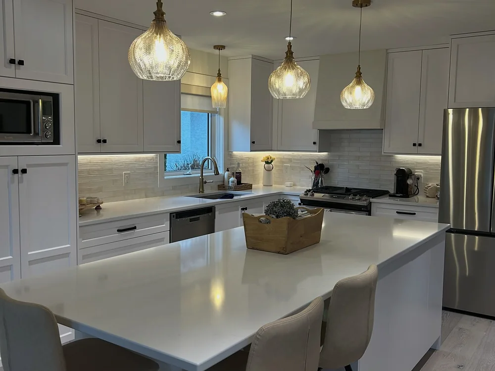 Custom kitchen and living room by Amend Developments, photo 7