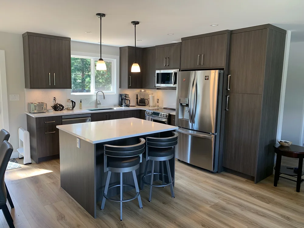 Custom kitchen and living room by Amend Developments, photo 8